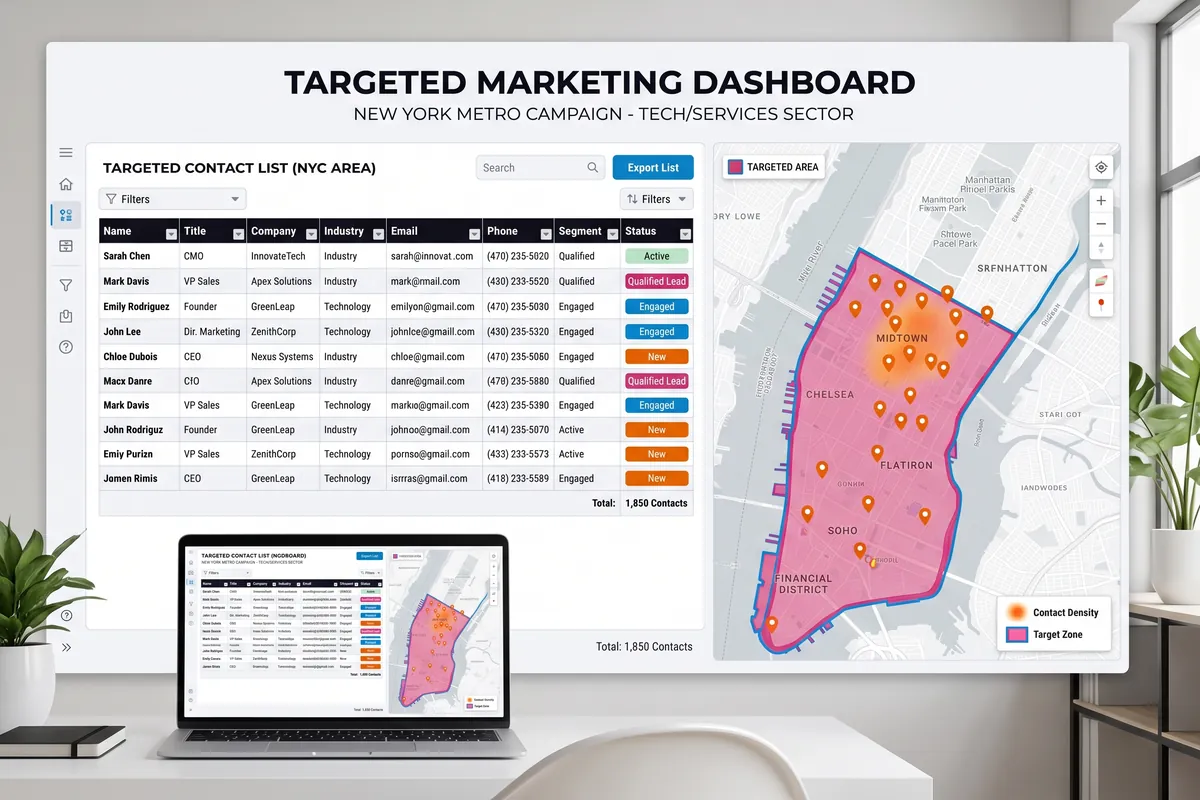 Marketing Lists at Media Giant Design