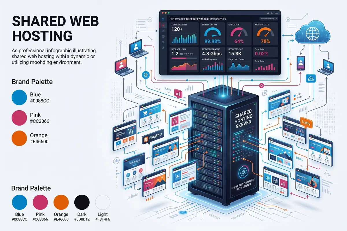 Shared web hosting