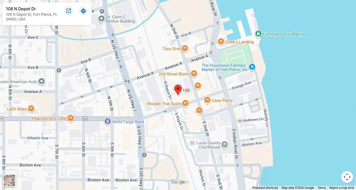 Map of Melbourne FL, Florida
